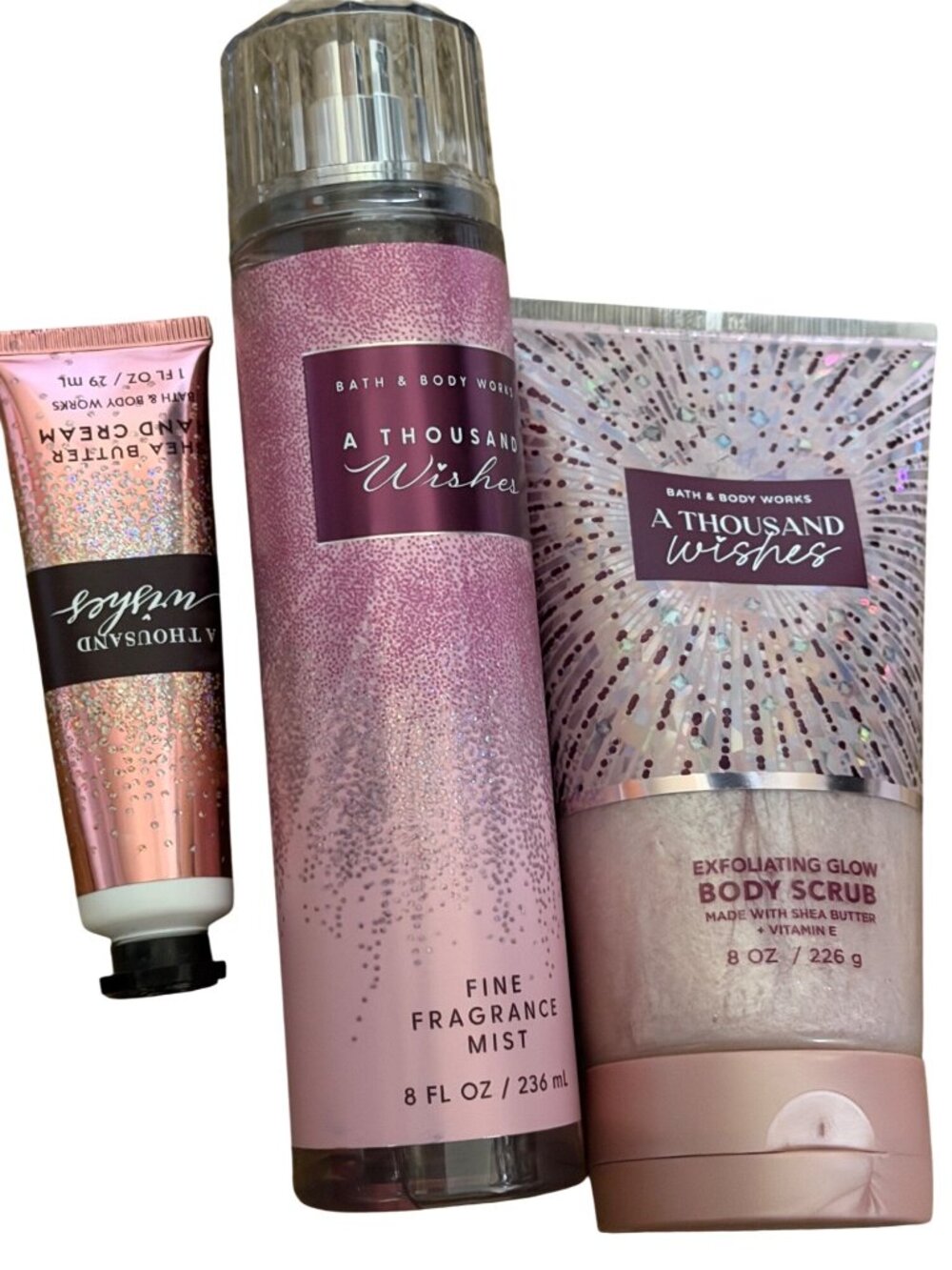 Bath & Body Works A Thousand Wishes Set 3 Piece Set NWT